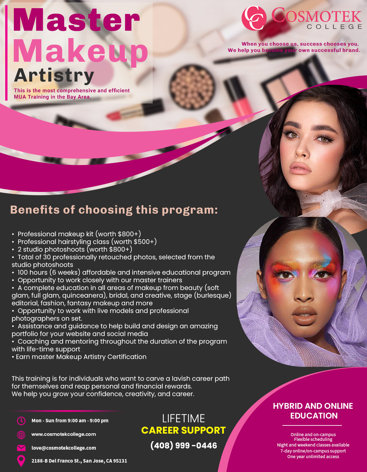 Master of Makeup Artistry - Cosmotek College