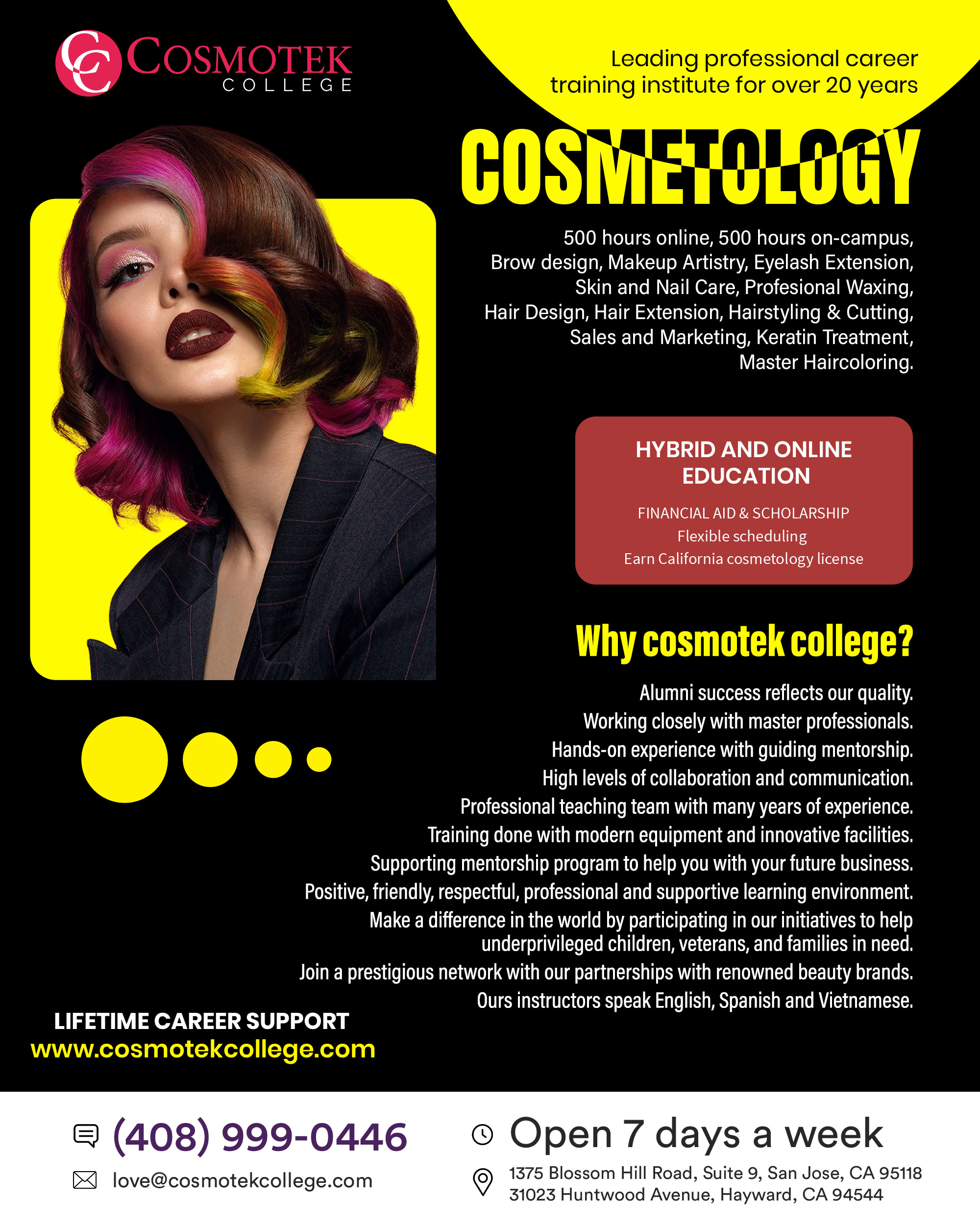 Cosmetology - Cosmotek College